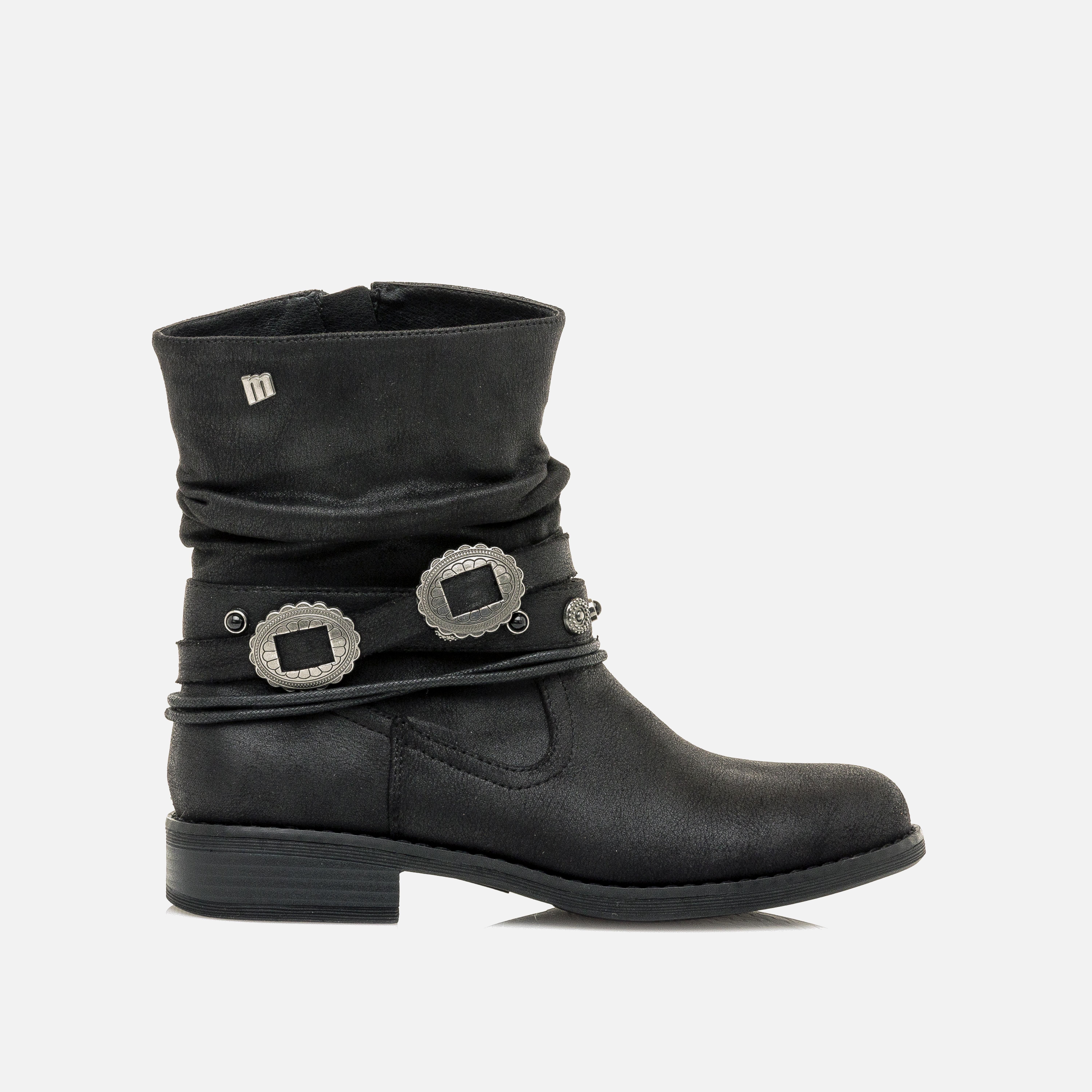 Botines negras hotsell mujer planas